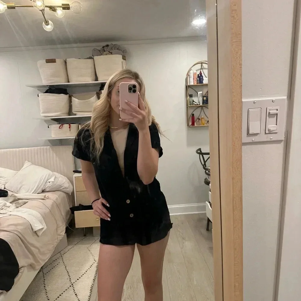 linen romper M - Picture 7 of 7